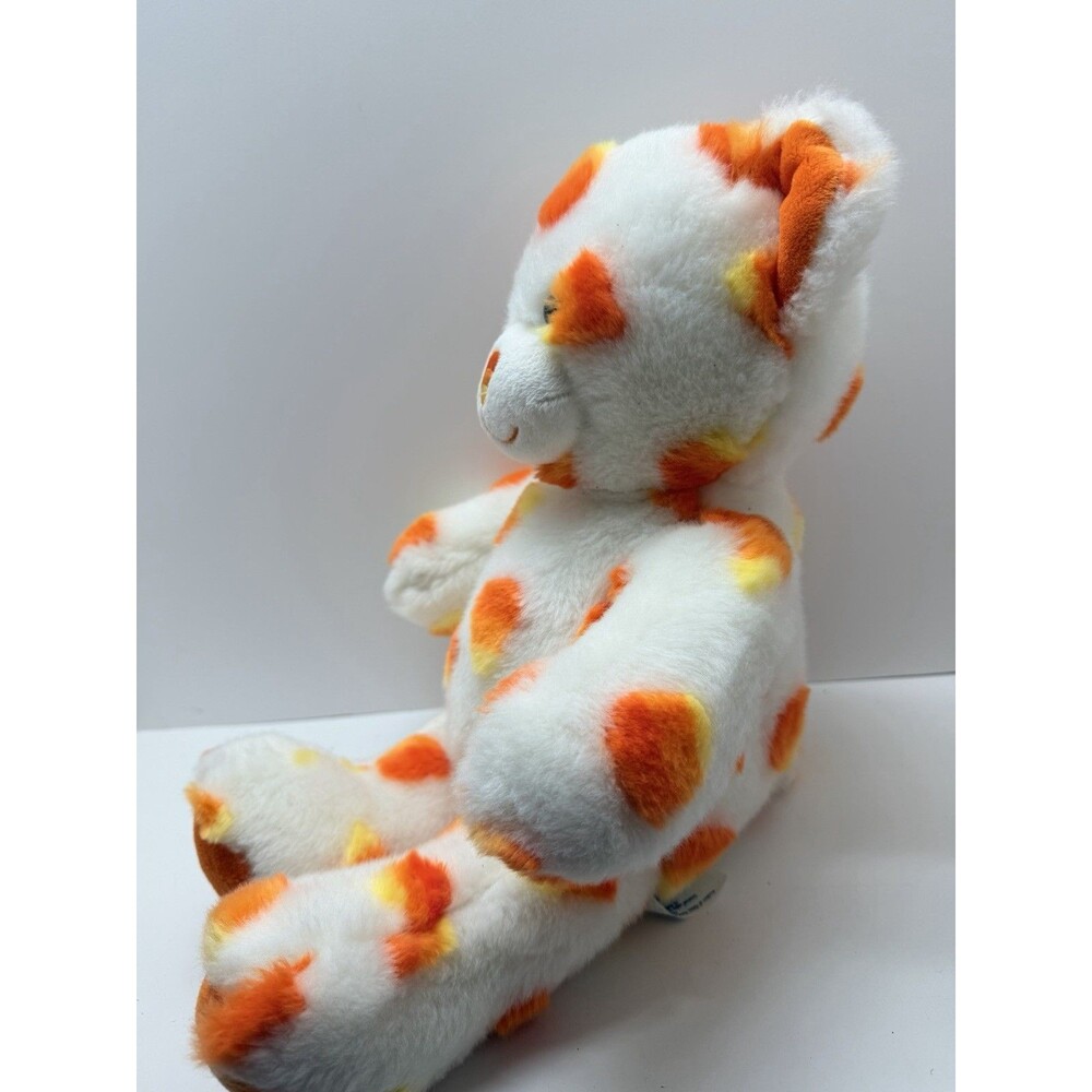 Build A Bear Halloween Candy Corn Teddy 2010 Orange Feet Furry Plush 16” Retired - Picture 7 of 11